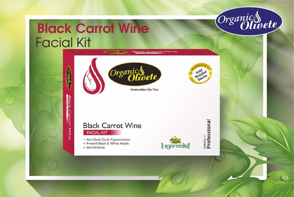 Black Carrot Wine Facial Kit
